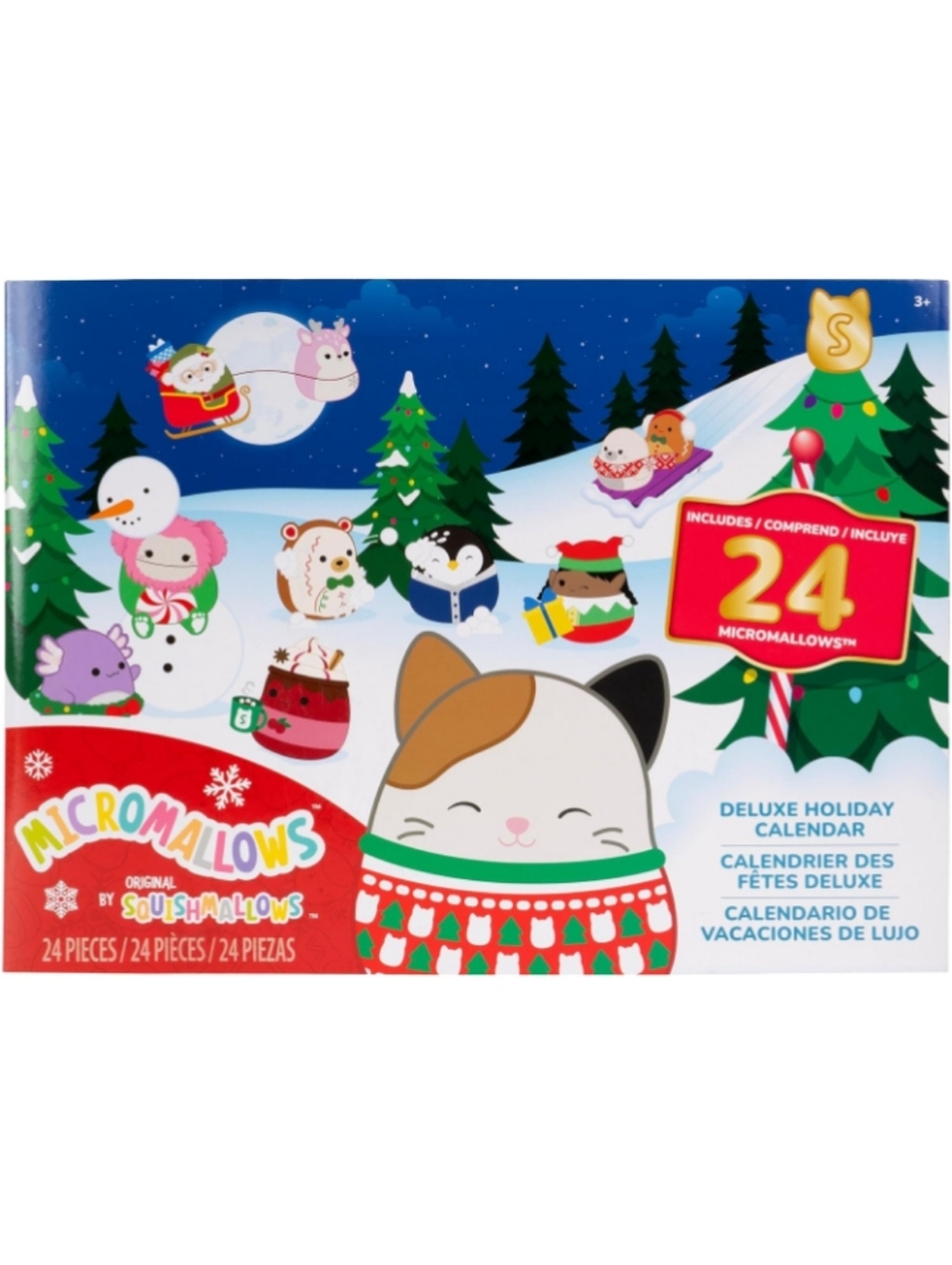 Squishmallows Original 24-Day Micromallows Holiday Plush Advent Calendar NWT - Picture 2 of 14